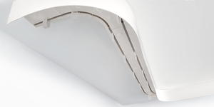 Szyny sufitowe narożne o koncie 90 stopni