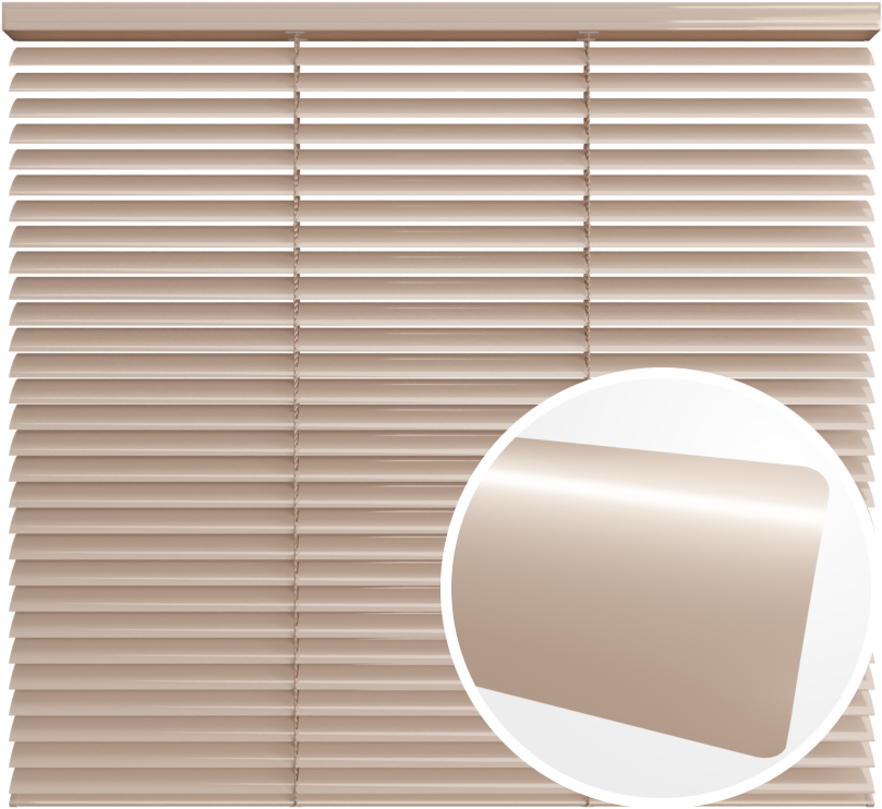 Żaluzja aluminiowa 35 mm<br> z drabinką sznurkową<br> Z35 111 BEŻOWY POŁYSK