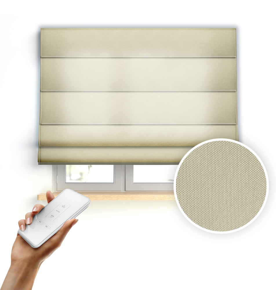 Roleta rzymska automatyczna Beżowy 0555