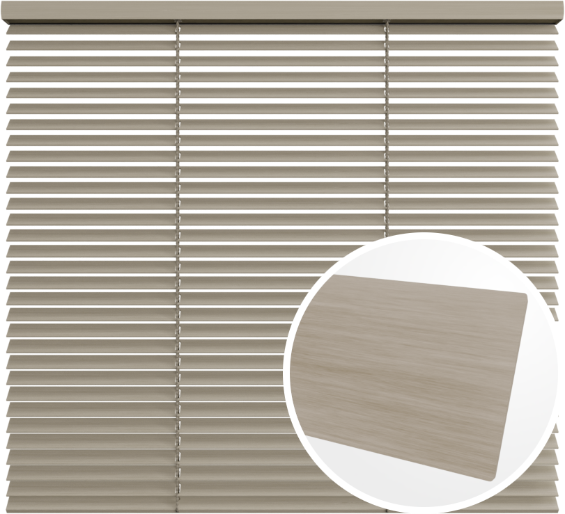 Żaluzja drewniana 25 mm<br>z drabinką sznurkową<br> 2554 CHMURKA