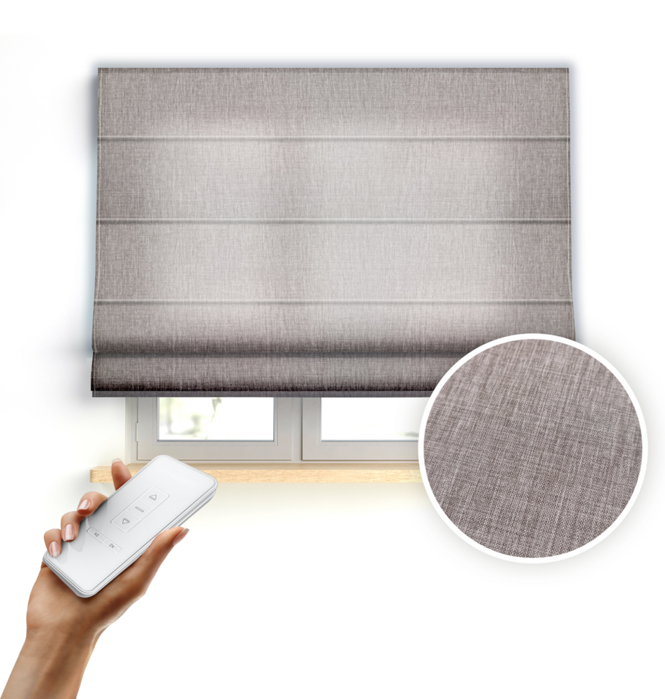 Roleta rzymska automatyczna Ciemny beż melanż 2217