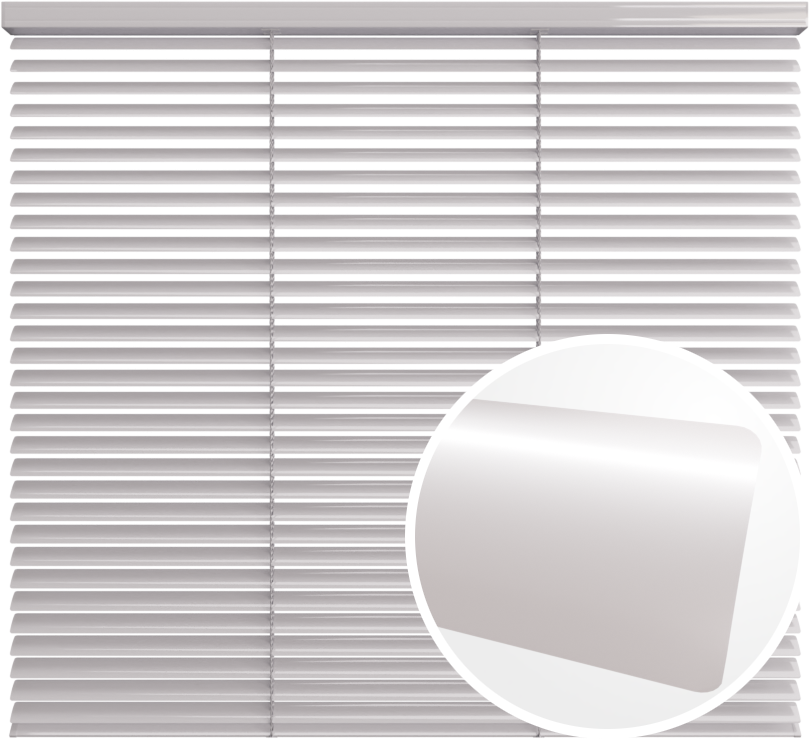 Żaluzja aluminiowa 25 mm <br>z drabinką sznurkową<br> Z25 169 Srebrny
