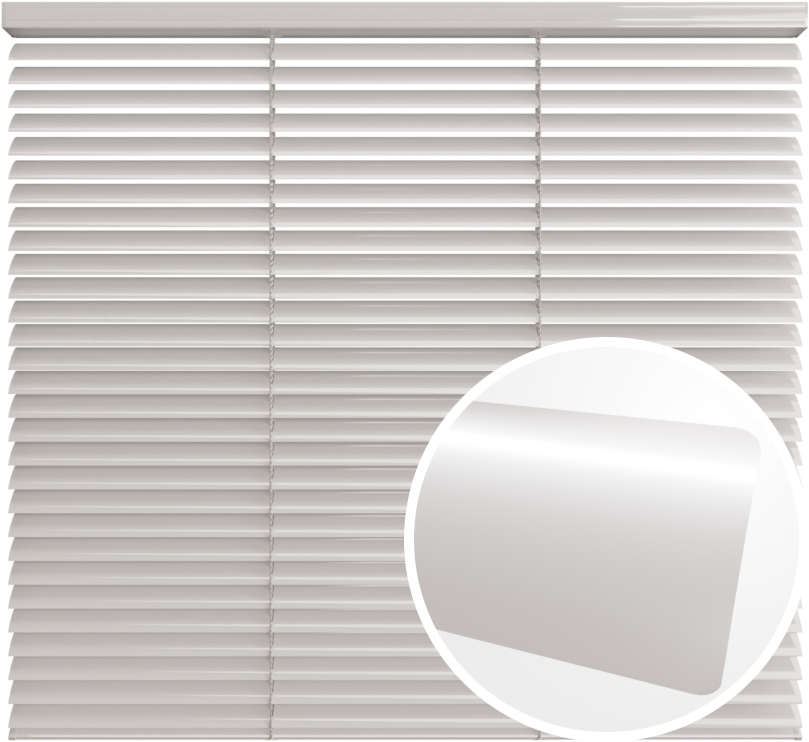 Żaluzja aluminiowa 35 mm<br> z drabinką sznurkową<br> Z35 1 BIAŁY POŁYSK