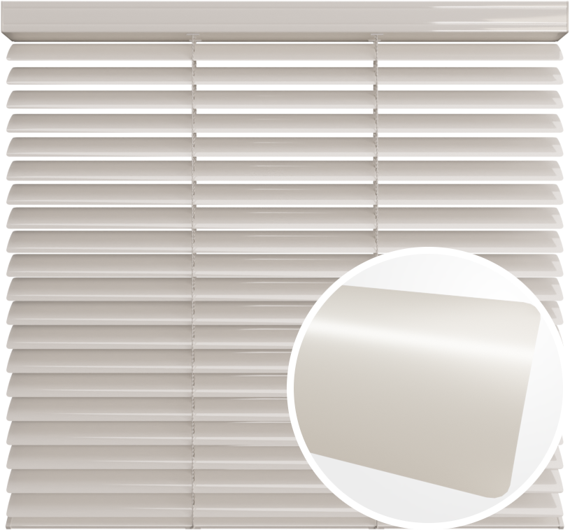 Żaluzja aluminiowa 50 mm<br>z drabinką sznurkową <br> Z50110 IVORY BEŻOWY