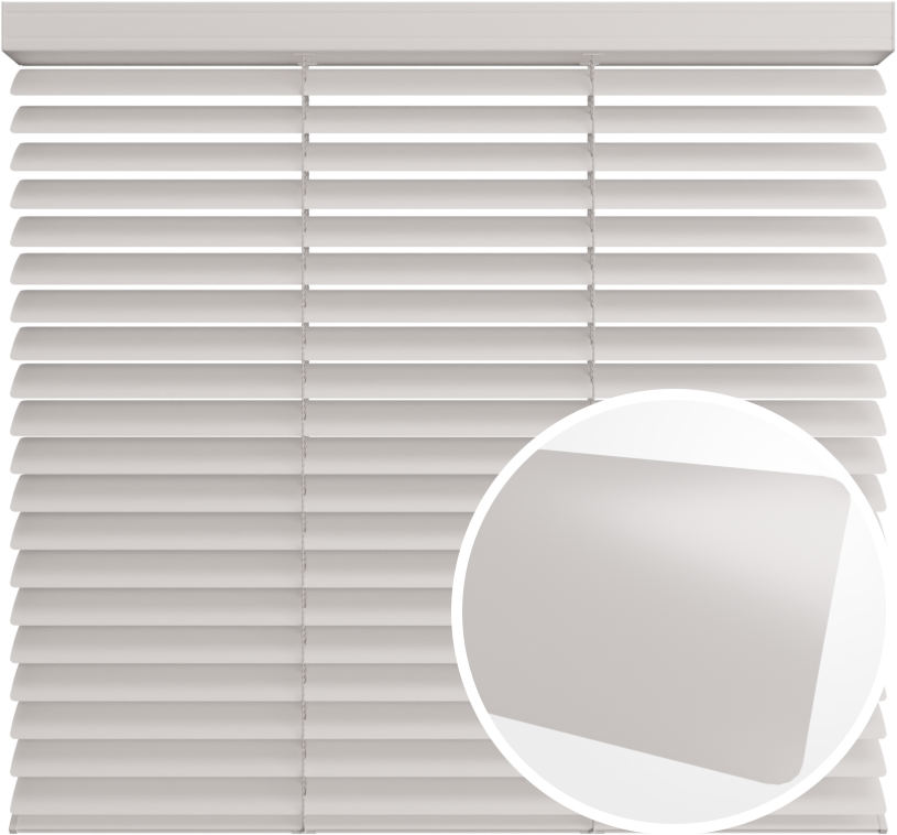 Żaluzja aluminiowa 50 mm<br>z drabinką sznurkową <br> Z 50100MAT Biały Matowy