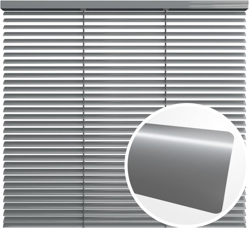 Żaluzja aluminiowa 25 mm <br>z drabinką sznurkową<br> Z25 159 Szary Grafit