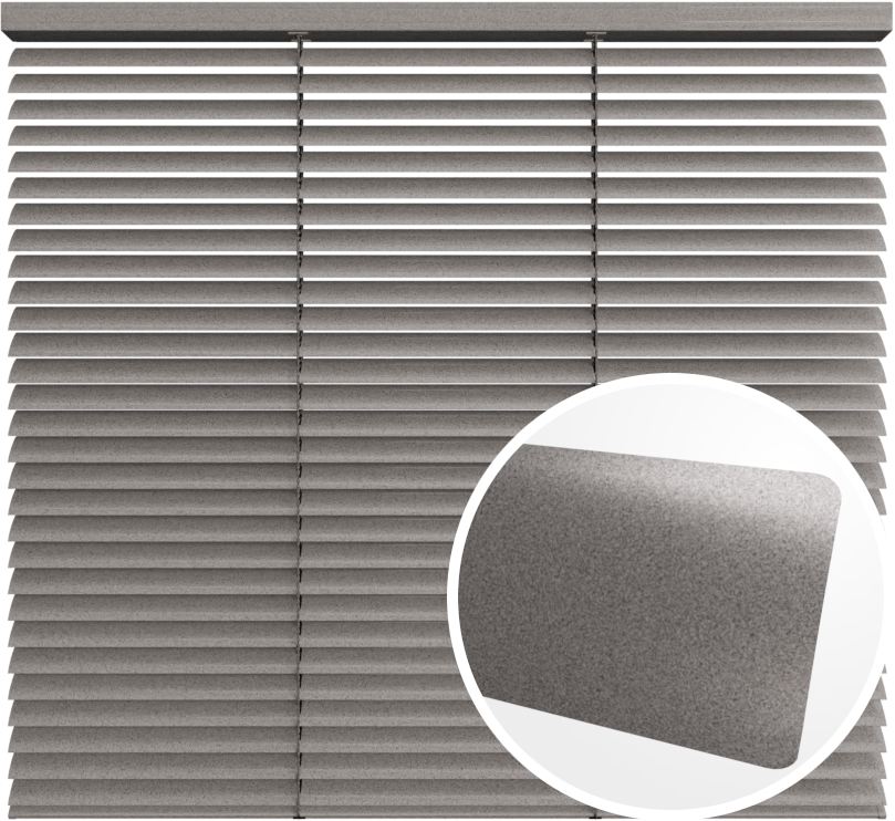 Żaluzja aluminiowa 35 mm<br> z drabinką sznurkową<br> Z35 2901 SZARY BROKAT