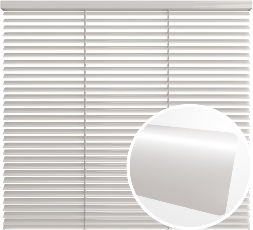 Żaluzja aluminiowa 25 mm <br>z drabinką sznurkową<br> Z25 2000 Biały