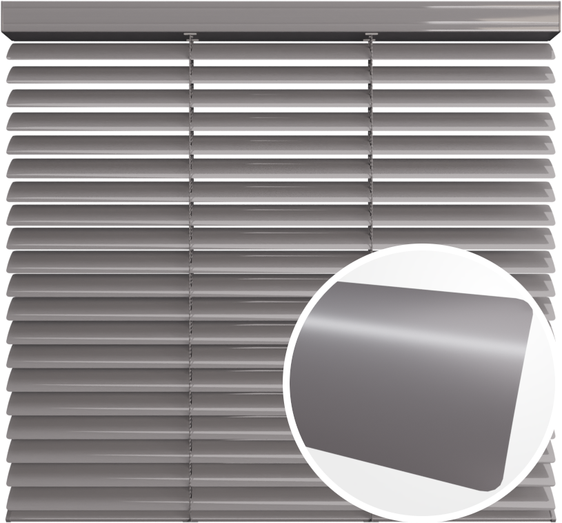 Żaluzja aluminiowa 50 mm<br>z drabinką sznurkową <br> Z50120 SREBRNY