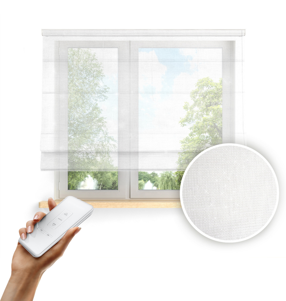 Roleta rzymska automatyczna Woal połysk