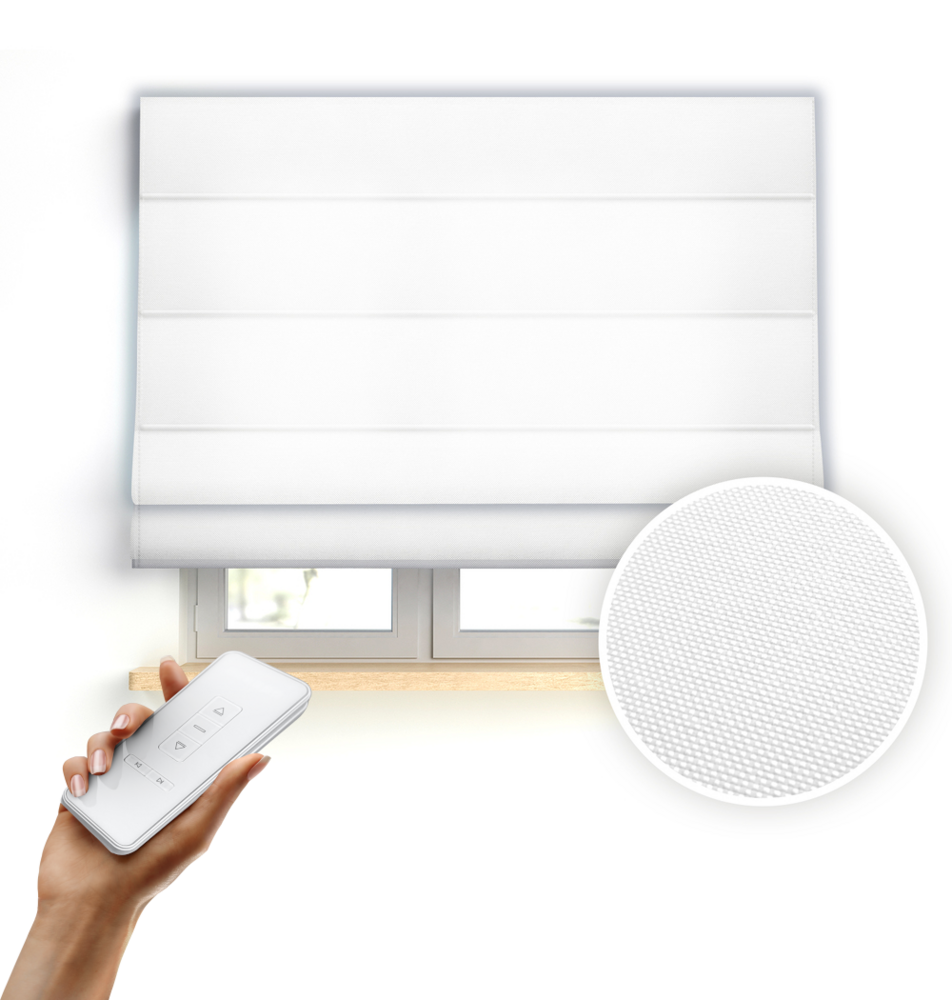 Roleta rzymska automatyczna Biały 0800