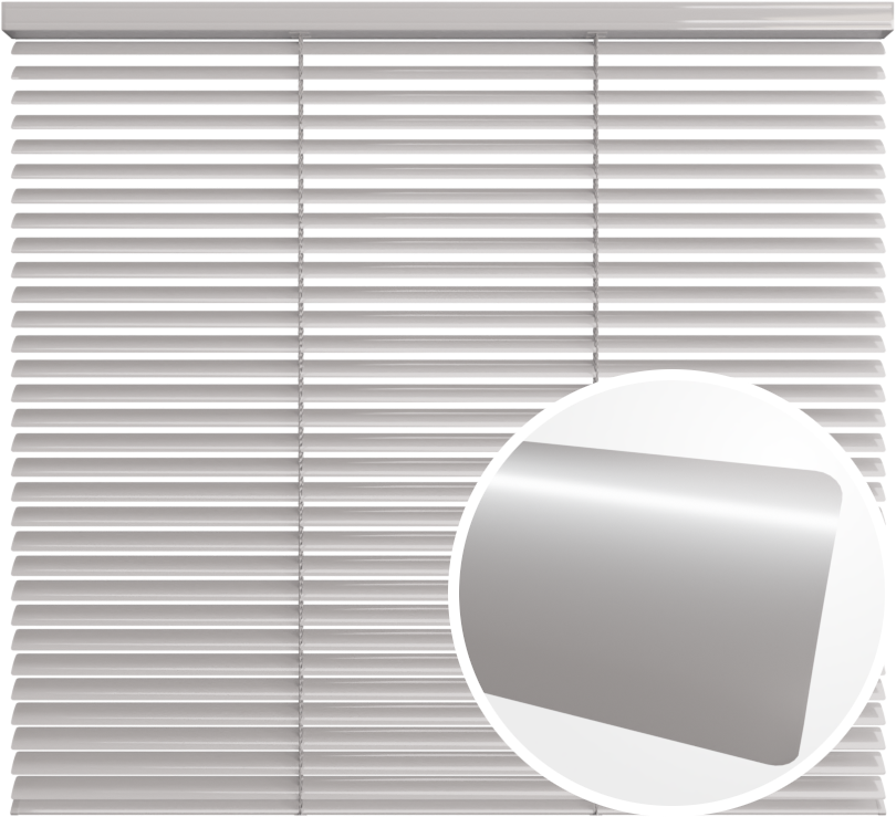 Żaluzja aluminiowa 25 mm <br>z drabinką sznurkową<br> Z25 9006 Srebrny