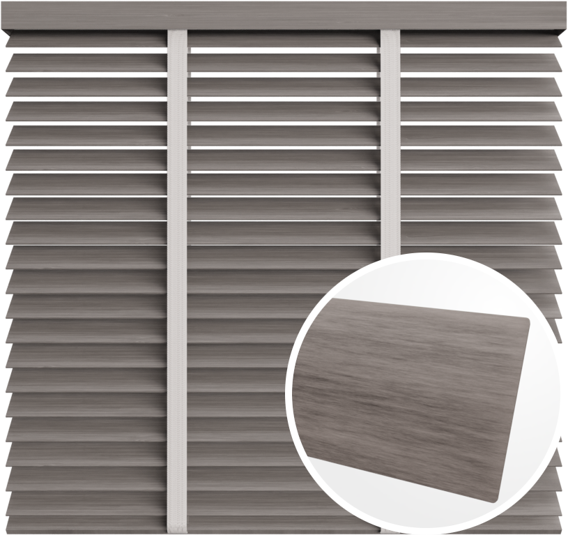 Żaluzja drewniana 50 mm <br>z taśmą<br> 5098 BRĄZOWY KOŃ
