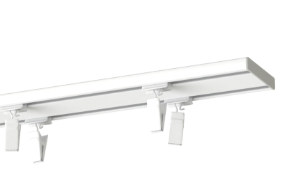Szyna sufitowa Slim mini - aluminiowa podwójna