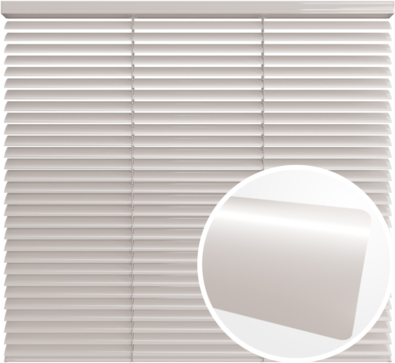 Żaluzja aluminiowa 35 mm<br> z drabinką sznurkową<br> Z35 3 SREBRNY POŁYSK