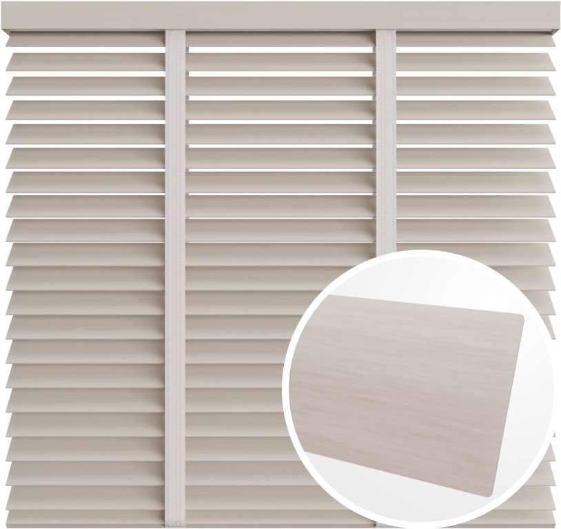 Żaluzja drewniana 50 mm <br>z taśmą<br> 5081 BIAŁA NOC
