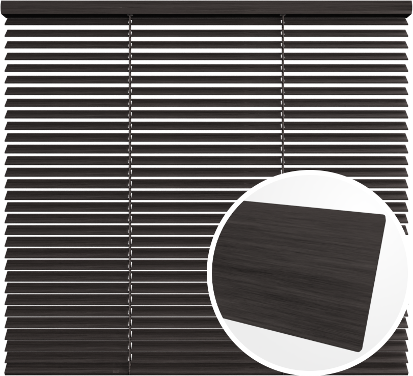 Żaluzja drewniana 25 mm<br>z drabinką sznurkową<br> 2522 HEBAN