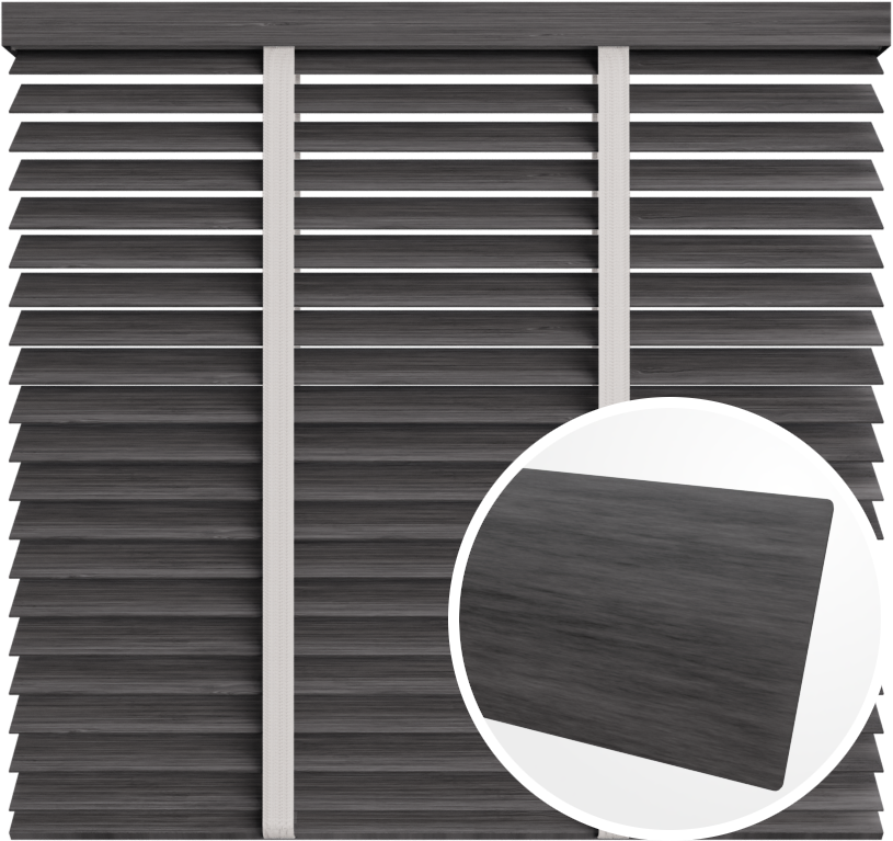 Żaluzja drewniana 50 mm <br>z taśmą<br> 5080 TRICORN CZARNY