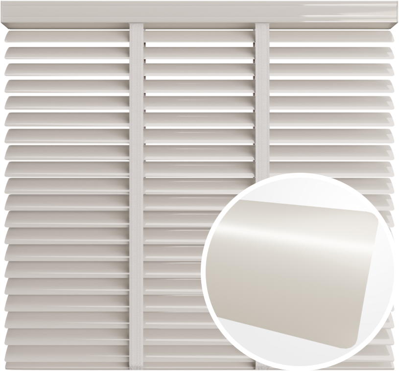 Żaluzja aluminiowa 50 mm <br>z taśmą <br> Z 50110 Ivory Beżowy 