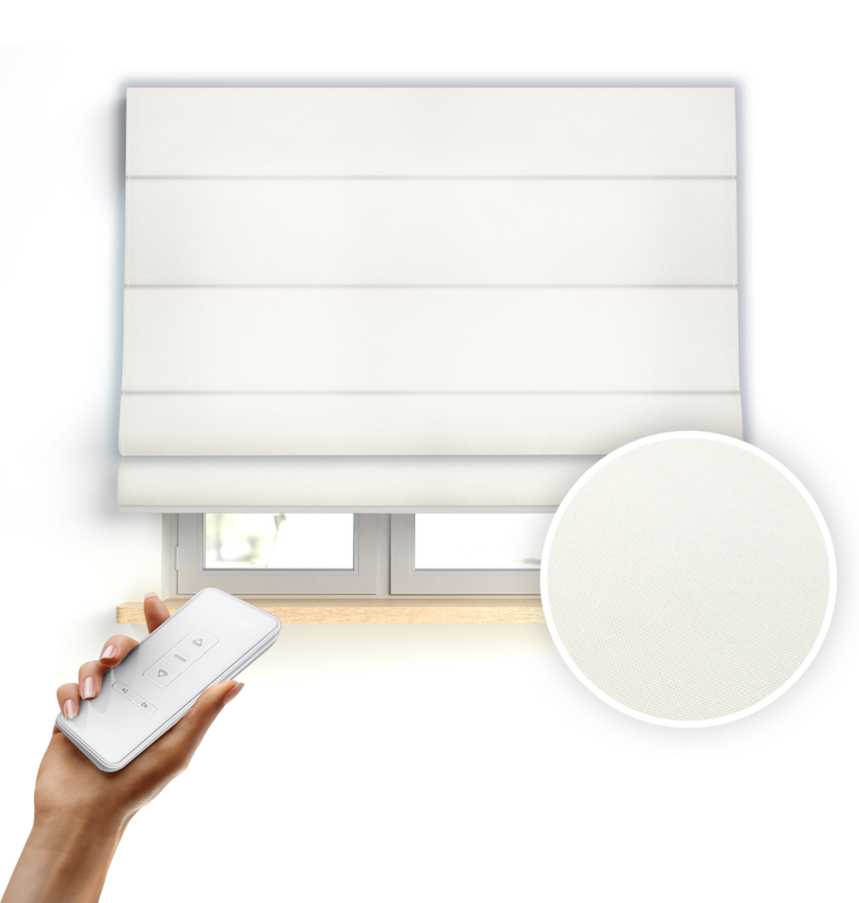 Roleta rzymska automatyczna Śmietanka 2218