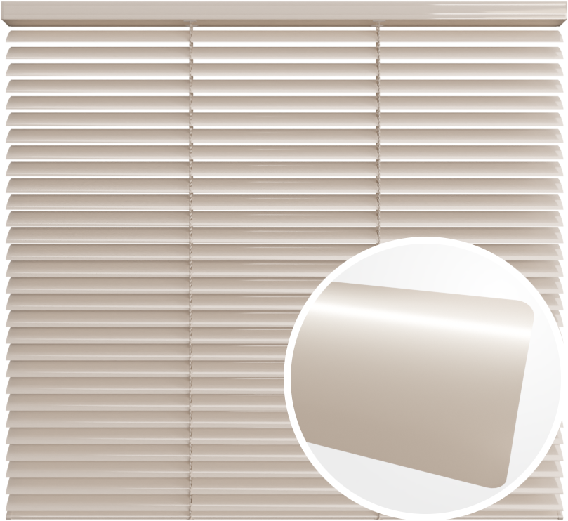 Żaluzja aluminiowa 35 mm<br> z drabinką sznurkową<br> Z35 620 KREMOWY POŁYSK