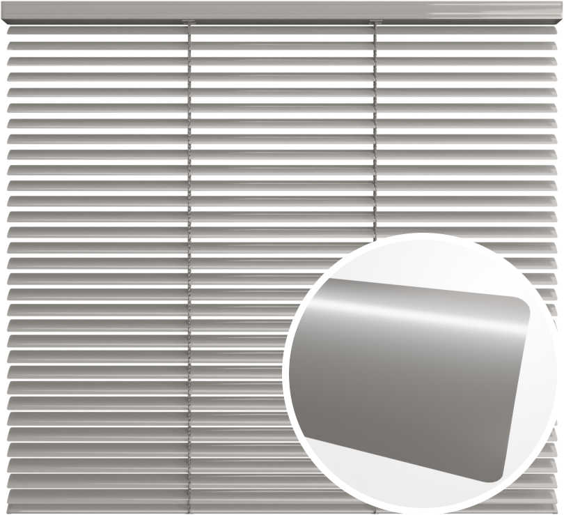 Żaluzja aluminiowa 25 mm <br>z drabinką sznurkową<br> Z25 511 SZARY
