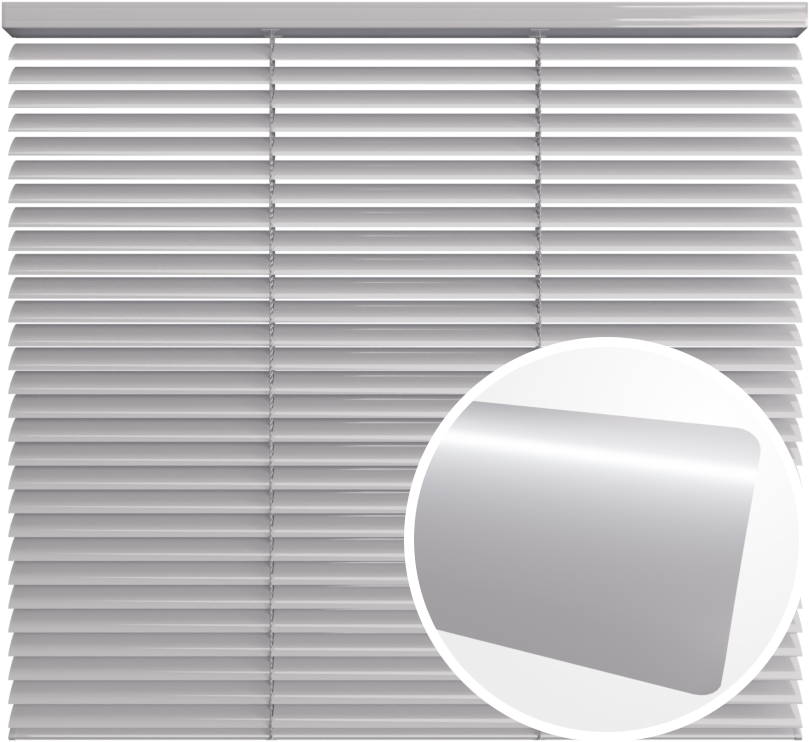 Żaluzja aluminiowa 35 mm<br> z drabinką sznurkową<br> Z35 61 SZARY POŁYSK