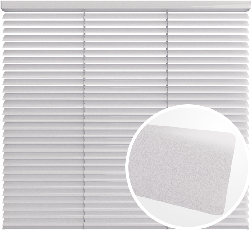 Żaluzja aluminiowa 35 mm<br> z drabinką sznurkową<br> Z35 100 SREBRNY BROKAT
