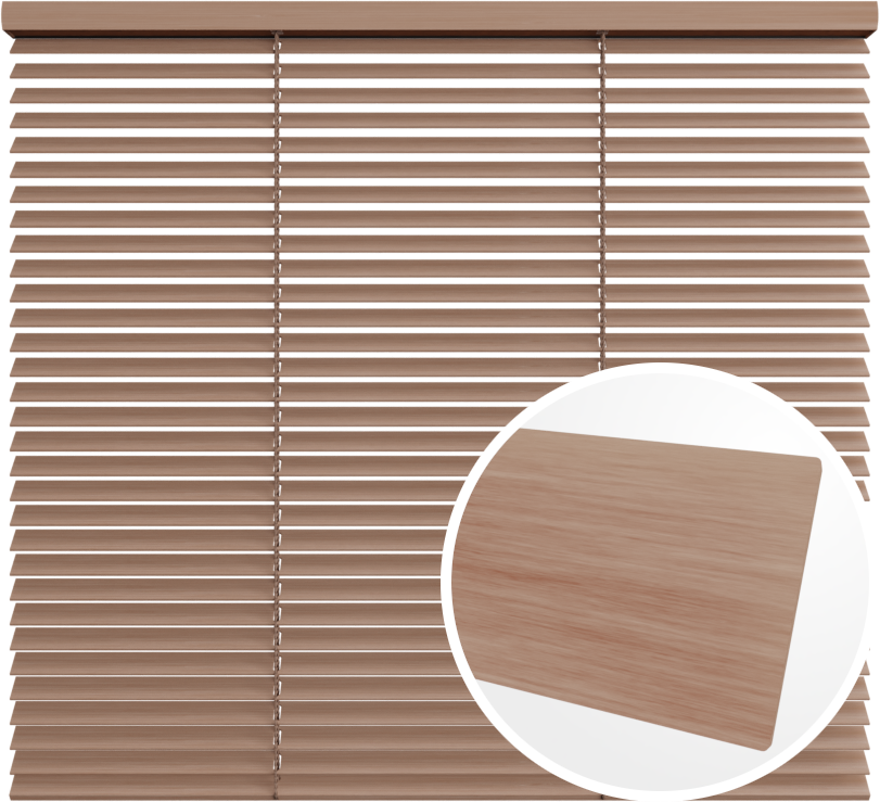 Żaluzja drewniana 25 mm<br>z drabinką sznurkową<br> 2514 OKO TYGRYSA