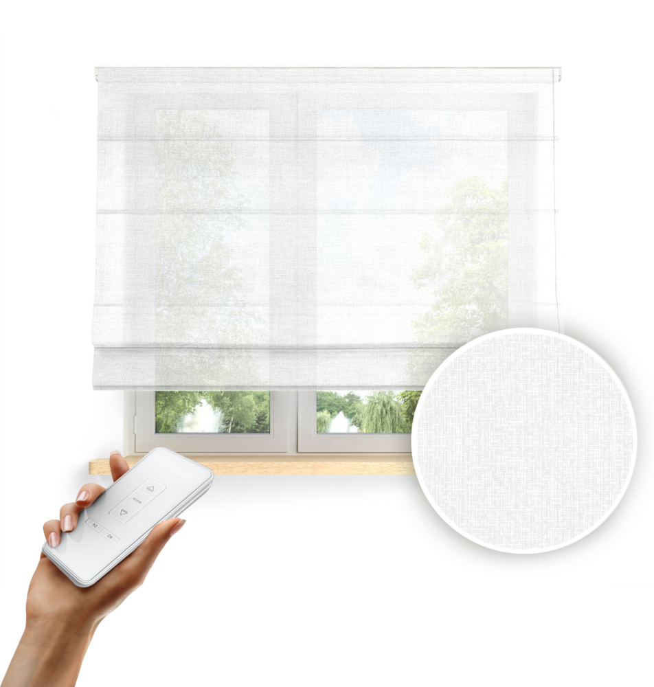 Roleta rzymska automatyczna Woal Kratka