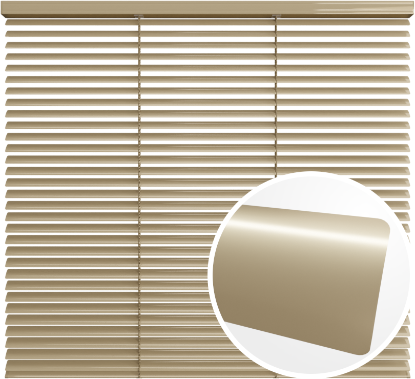 Żaluzja aluminiowa 25 mm <br>z drabinką sznurkową<br> Z25 2005 Beżowy