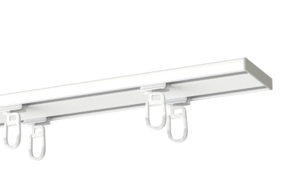 Szyna sufitowa Slim mini - aluminiowa podwójna