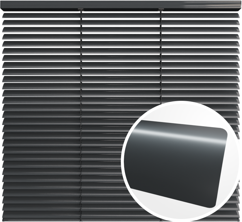 Żaluzja aluminiowa 35 mm<br> z drabinką sznurkową<br> Z35 5380 ANTRACYT