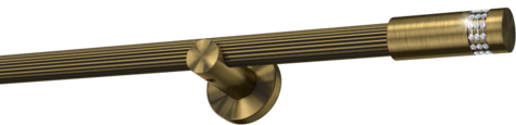 Karnisze metalowe Ø25
