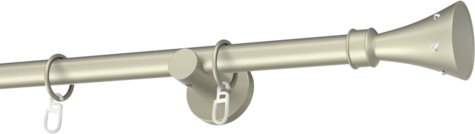 Karnisze metalowe Ø25
