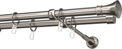 Karnisze metalowe Ø25