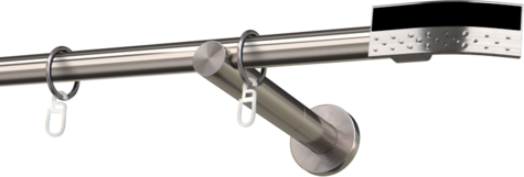 Karnisze metalowe Ø25