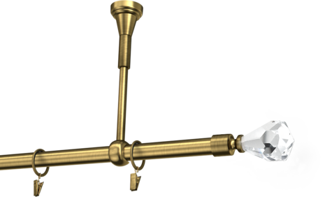 Karnisze metalowe Ø25