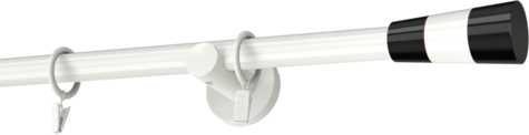 Karnisze metalowe Ø25
