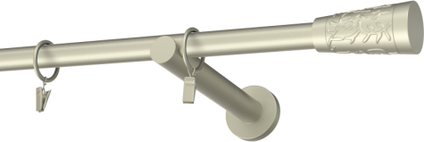Karnisze metalowe Ø25