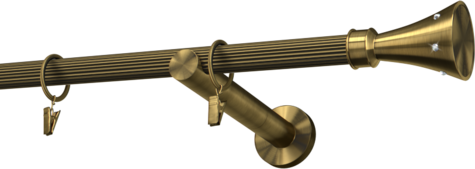 Karnisze metalowe Ø25