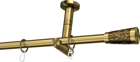 Karnisze metalowe Ø25