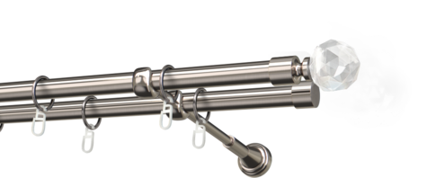 Karnisze metalowe Ø25