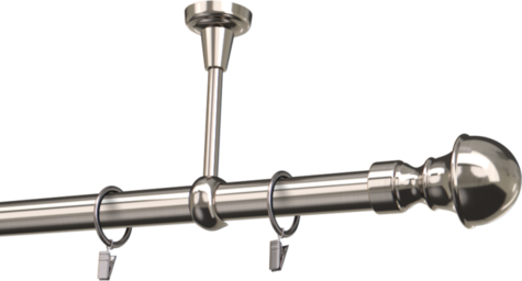 Karnisze metalowe Ø25