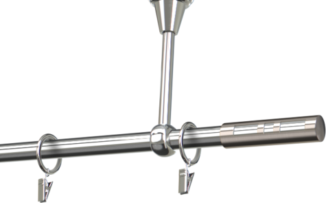 Karnisze metalowe Ø25