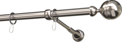 Karnisze metalowe Ø25