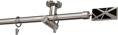 Karnisze metalowe Ø25