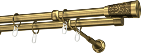 Karnisze metalowe Ø25