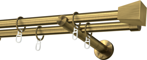 Karnisze metalowe Ø25