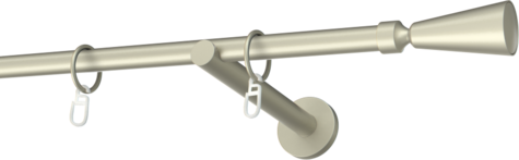 Karnisze metalowe Ø25